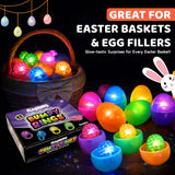 Kangaroo 24 Pack LED Light up Rings for Kids Bulk - Flashing Colorful