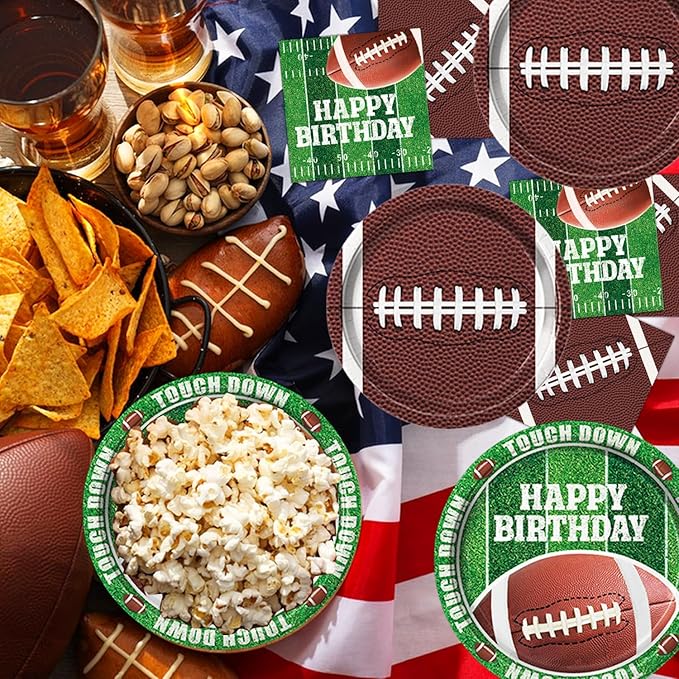 Football Birthday Party Decorations Football Party Supplies Includes