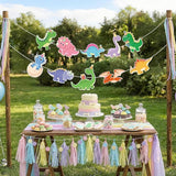 Hooqict Dinosaur Birthday Party Banner Dinosaur Birthday Party