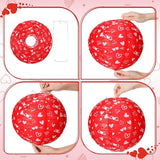 12 Pcs Valentine's Day Paper Lanterns Party Decorations