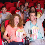 K KUMEED 20 pcs Movie Night Large Popcorn Favor Boxes 7.8 Inches