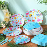 Havawish 240 Pcs Summer Hawaii Paper Tableware Napkins Beach Party