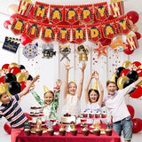 Movie Theme Birthday Party Decoration Happy Birthday Banner Movie