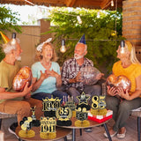 85th Birthday Party Decorations, 9PCS Happy Birthday Table Honeycomb