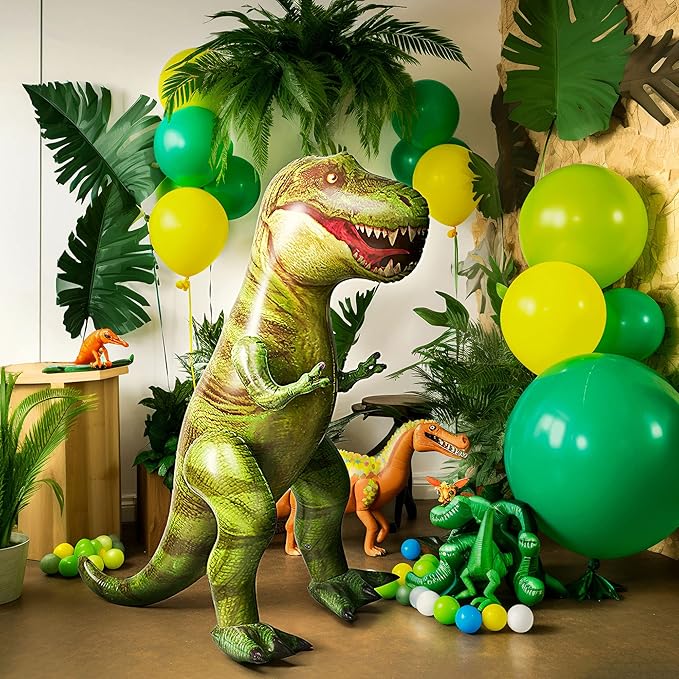 62” Giant T.rex Dinosaur Inflatable for Party Decorations Birthday