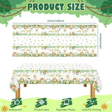 Safari Baby Shower Tablecloths Jungle Animals Plastic Table Cloths
