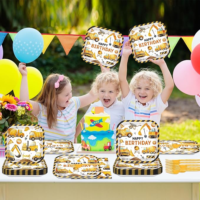 Construction Birthday Party Supplies Construction Theme Decorations
