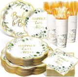 400 Pcs Bride to Be Bridal Party Supplies Eucalyptus Leaves Sage