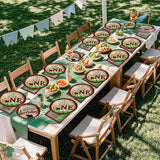 96Pcs Lumberjack Wild One Birthday Decorations Buffalo Plaid
