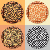 Jungle Zoo Animal Print Party Supplies Disposable Jungle Safari