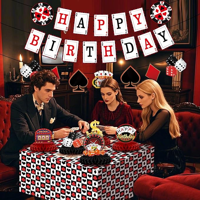 Casino Theme Party Decorations Casino Birthday Party Supplies