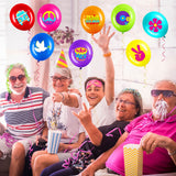 Aoriher 40 Pack 60's Hippie Balloons Party Decorations, 12 Inch Retro