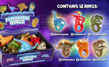 Kangaroo 12 Pack Dinosaur LED Light up Rings Bulk - Flashing Colorful