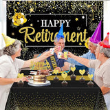 26Pcs Happy Retirement Party Decorations for Men Women with Happy