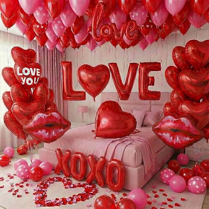 Valentine's day Balloon Garland kit 125Pcs Valentines Day Balloon