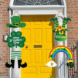 St Patricks Day Decorations Front Door Hanger Decor 5pcs Green Saint