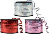 BEISHIDA Red Pink Silver Curling Ribbons Balloon String Ribbons - 3