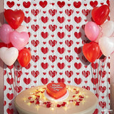 XtraLarge Valentines Day Backdrop 9.75x6.5 Feet Pack of 3 Valentine