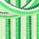Green-White Party Decorations Streamers Garland - 157Ft Four-Leaf