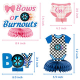 G1ngtar 12Pcs Burnouts or Bows Gender Reveal Party Honeycomb