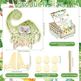 63 Pcs Dinosaur Baby Shower Guest Book Alternatives Set Baby Shower