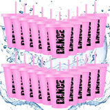 Domensi 20 Pcs Pink Plastic Dance Cups Bulk Dancer Graduation Gifts 16