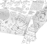 2 Pack Christmas Decorations Disposable Christmas Coloring