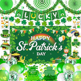 40Pcs St Patricks Day Decorations Happy St Patrick's Day Decorations