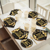 96Pcs 80th Birthday Party Tableware Set, Back in 1946 Birthday Party