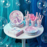 Mermaid Themed Party Decorations Supplies Little Pink Mermaid Party