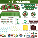 168 Pcs Football Party Decorations 2026 Football Party Supplies
