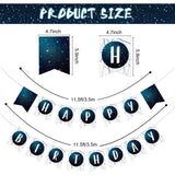 171 Pcs Galaxy Space Party Decoration Tableware Set Space Theme