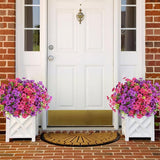 AmyHomie 16 Bundles Artificial Flowers for Outdoor Outside Spring