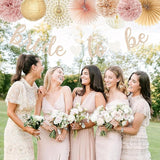 Champagne Gold Beige Fall Boho Bachelorette Party Decorations 21pcs