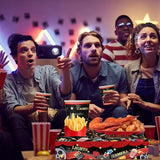 72 Pcs Movie Night Party Supplies Snack Trays Boxes with Disposable