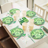 180PCS St Patrick's Day Party Supplies Shamrock Paper Plates &