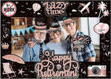 Retirement Party Photo Booth Props Kit - 37pcs Paper Photo Props 1