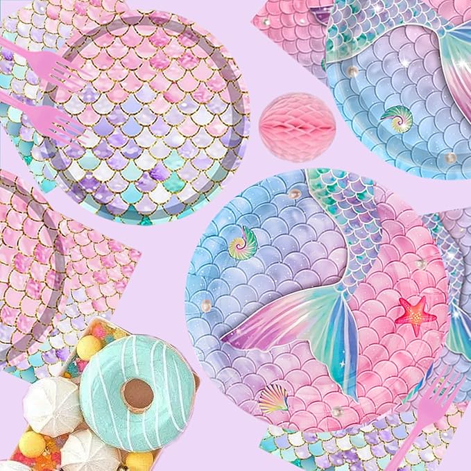 Mermaid Birthday Decorations Little Mermaid Party