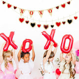 Valentine's Day Party Decorations Felt XOXO Sign Triangle Pennant
