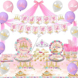 Princess Birthday Party Supplies Includes Banner Plates Tulle