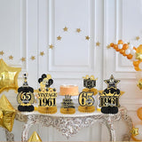 65th Birthday Decorations for Men - 9PCS Vintage 65th Birthday