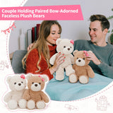 Muiteiur 2 Packs Teddy Bears Bulk, 13.8 Inch Teddy Bear Set with Pink
