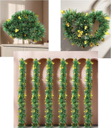 St Patrick Day Tinsel Garland 50 FT Green Gold Fringe Garlands with
