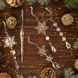 18pcs Crystal Christmas Ornaments for Christmas Tree Decorations-Champ