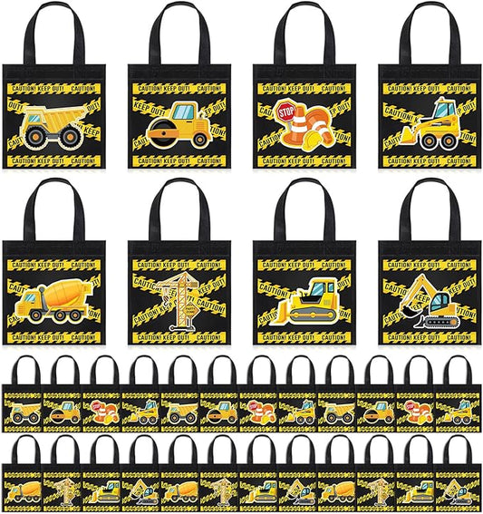 24 Pcs Construction Party Favors Construction Theme Gift Bags Dump