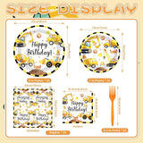 100 Pcs Construction Truck Party Tableware Set Disposable Vehicle