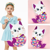 Cat Piñata Kitten Mermaid Birthday Party Decorations Kids Mermaid