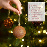 Valery Madelyn Christmas Tree Decorations Ornament Set, 50ct 2 Inches