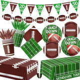 Football Party Supplies Kit Serve 25 178Pcs Football Theme Party