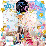 Buck or Doe Gender Reveal Decorations 169 PCs Boy or Girl Gender